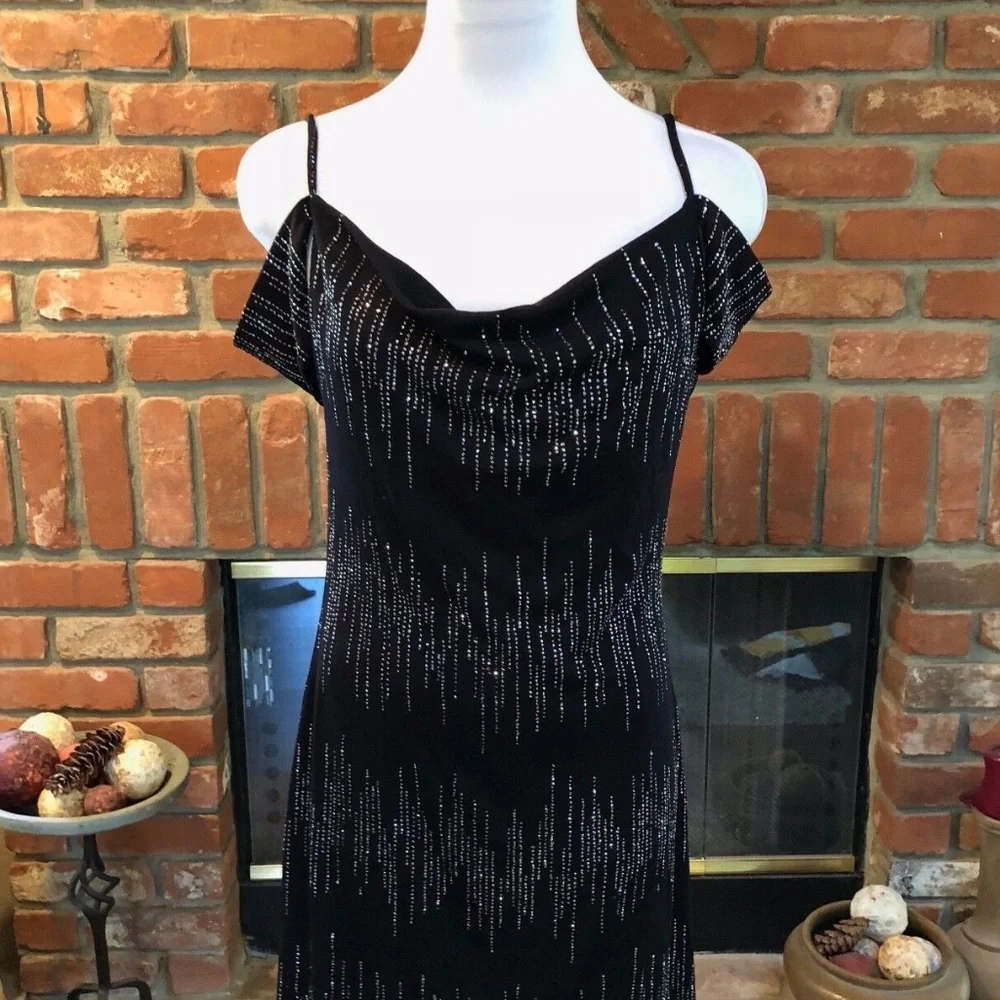 Vintage Y2K Spaghetti Strap Cold Bare Shoulder Dress